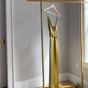 Zara Gold Midi Dress